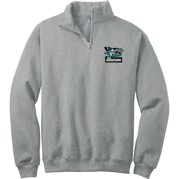 Boca Barracudas NuBlend 1/4-Zip Cadet Collar Sweatshirt