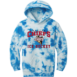 Mercer Chiefs Youth Crystal Tie-Dye Pullover Hoodie