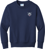 CT Bobcats Youth Core Fleece Crewneck Sweatshirt