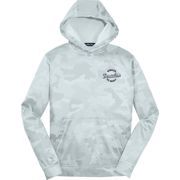 Bensalem Youth Sport-Wick CamoHex Fleece Hooded Pullover