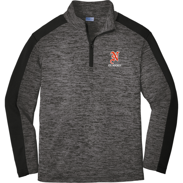 Midd North Hockey Youth PosiCharge Electric Heather Colorblock 1/4-Zip Pullover