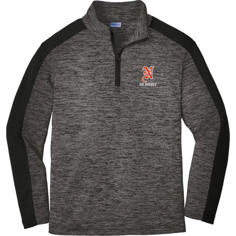 Midd North Hockey Youth PosiCharge Electric Heather Colorblock 1/4-Zip Pullover